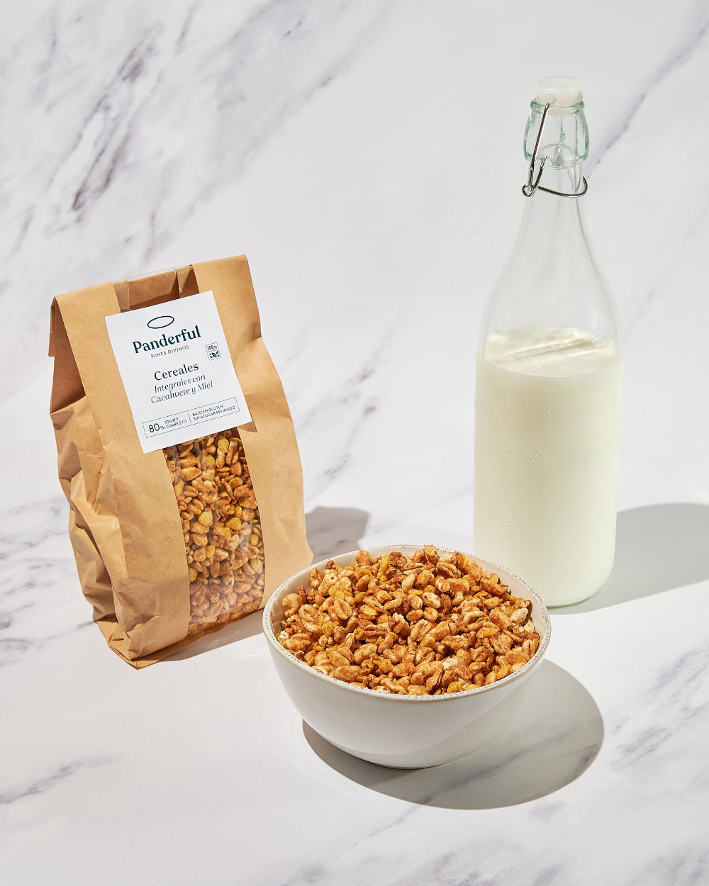 Cereales Integrales con Cacahuete y Miel